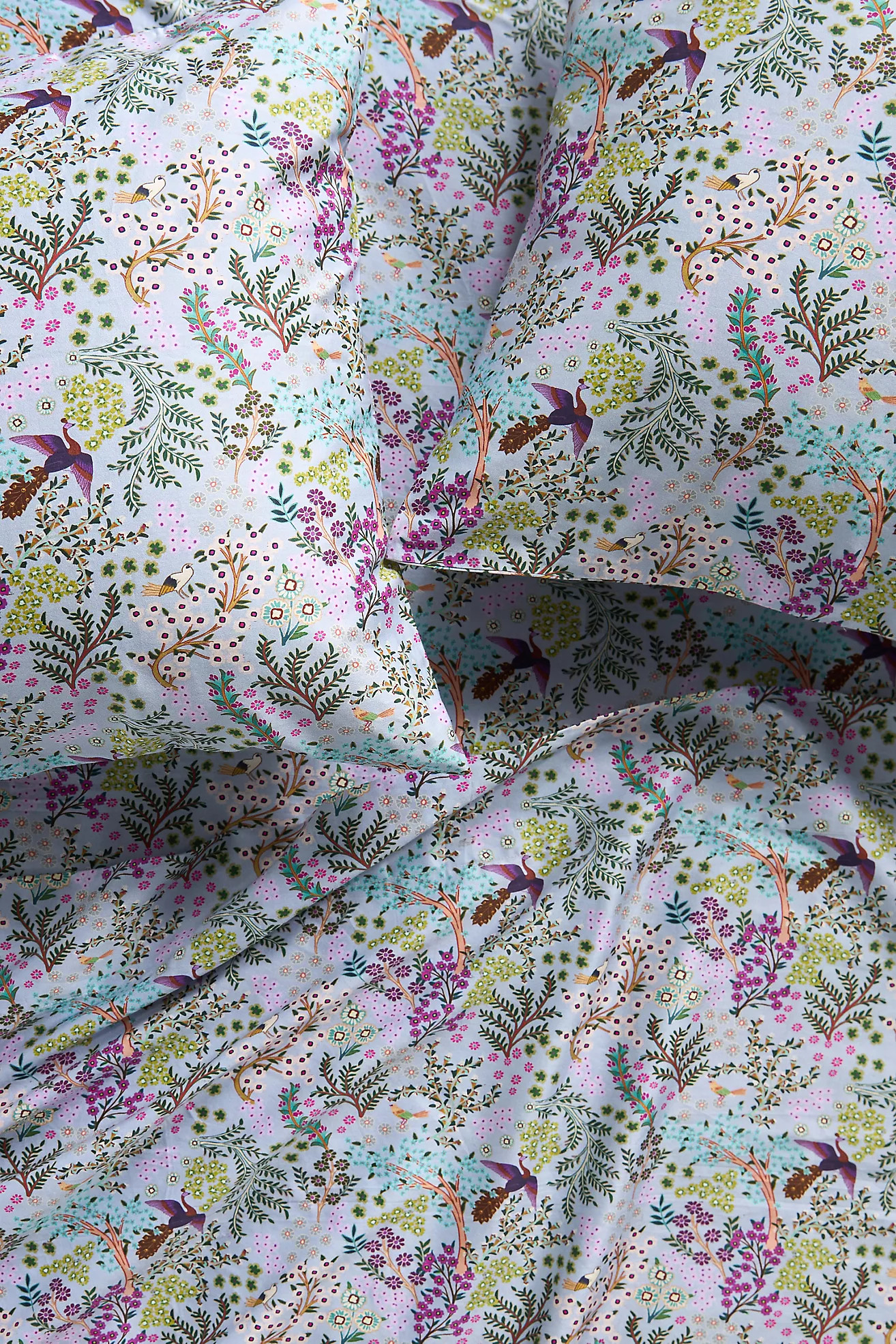 Organic Cotton Sateen Printed Sheet Set | Anthropologie (US)