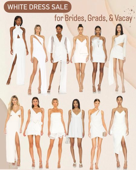 WHITE DRESS SALE for Brides, Grads, & Vacay! 🤍✨ Revolve has marked these designer dresses 65% OFF! With an extra 20% off some of the dresses! Get them in 2 days with free shipping + returns from Revolve! 

White dress, bridal dress, wedding dress, elopement dress, rehearsal dinner dress, white gown, bridal shower, engagement pictures, engagement party, bride to be, graduation dresses, vacation dresses, resortwear, cocktail dresses, white dresses, dress sale, Revolve, Katie May, midi dress, mini dress, beach wedding, destination wedding, wedding, ivory dress, welcome party dress, vacation outfit, cutout dress, high neck dress, strapless dress, bow dress, reception dress, party dress, wedding ceremony dress, slit dress, bridal dresss


#LTKwedding #LTKsalealert #LTKfindsunder100