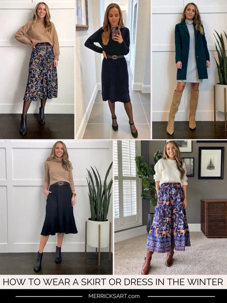 Styling skirts and dresses for cold weather 

#LTKstyletip #LTKSeasonal