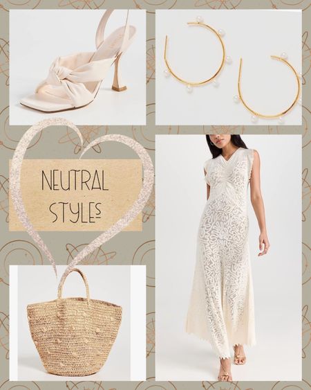 Lace white dress
Pearl hoop earrings 
Straw tote bag 
Neutral beige heels

#LTKwedding #LTKstyletip #LTKFind