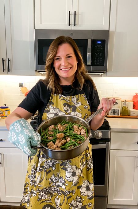 Some of my favorite kitchen items— stainless steel skillet, thick apron, salt, pepper, flour and sugar containers.

#LTKhome #LTKfamily #LTKSeasonal