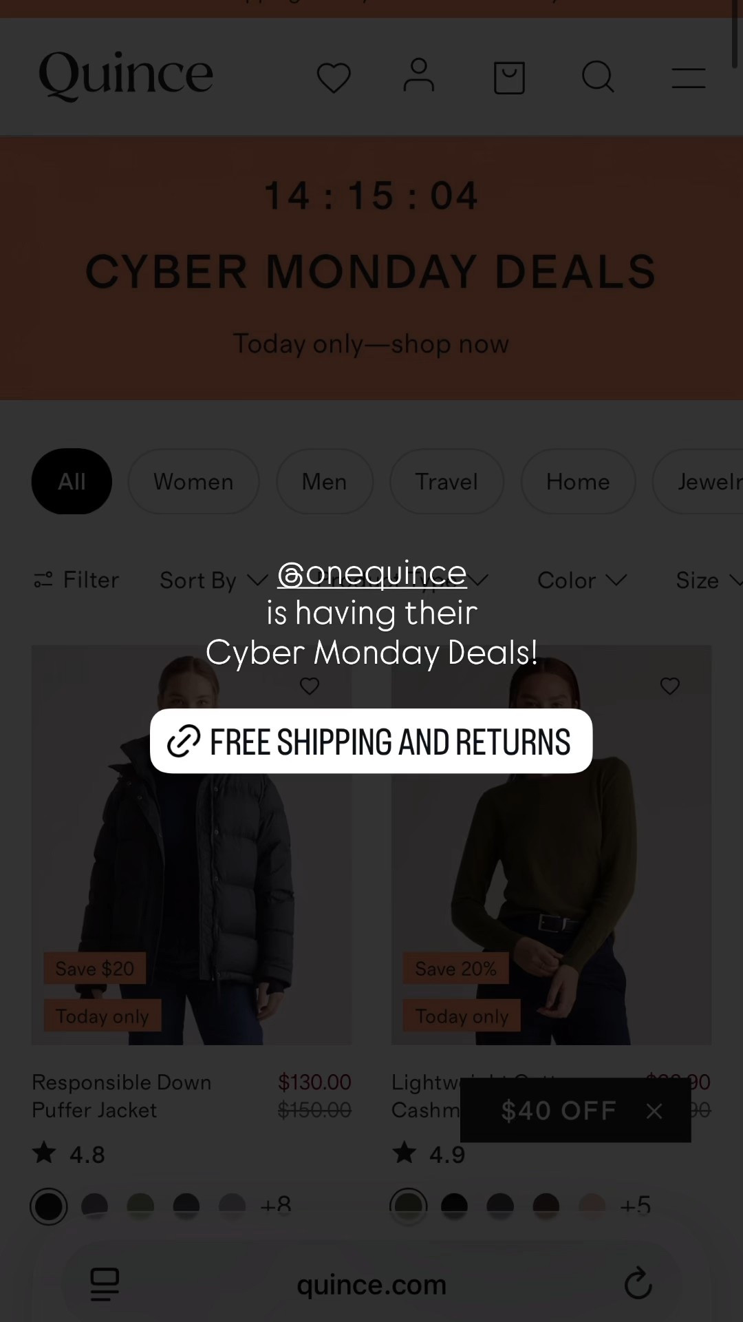 Quince Cyber Monday Deals!

#LTKSaleAlert #LTKGiftGuide #LTKCyberWeek