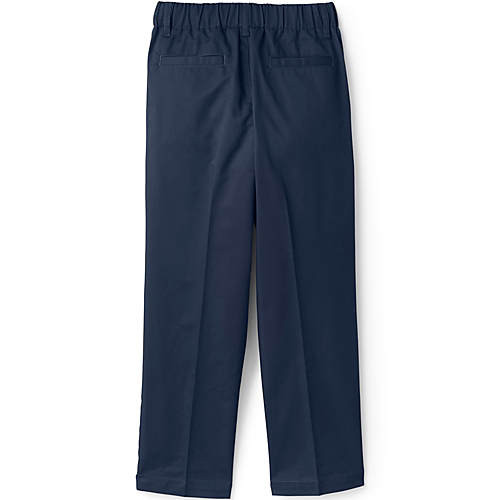 Boys Elastic Waist Pull-On Chino Pants | Lands' End (US)