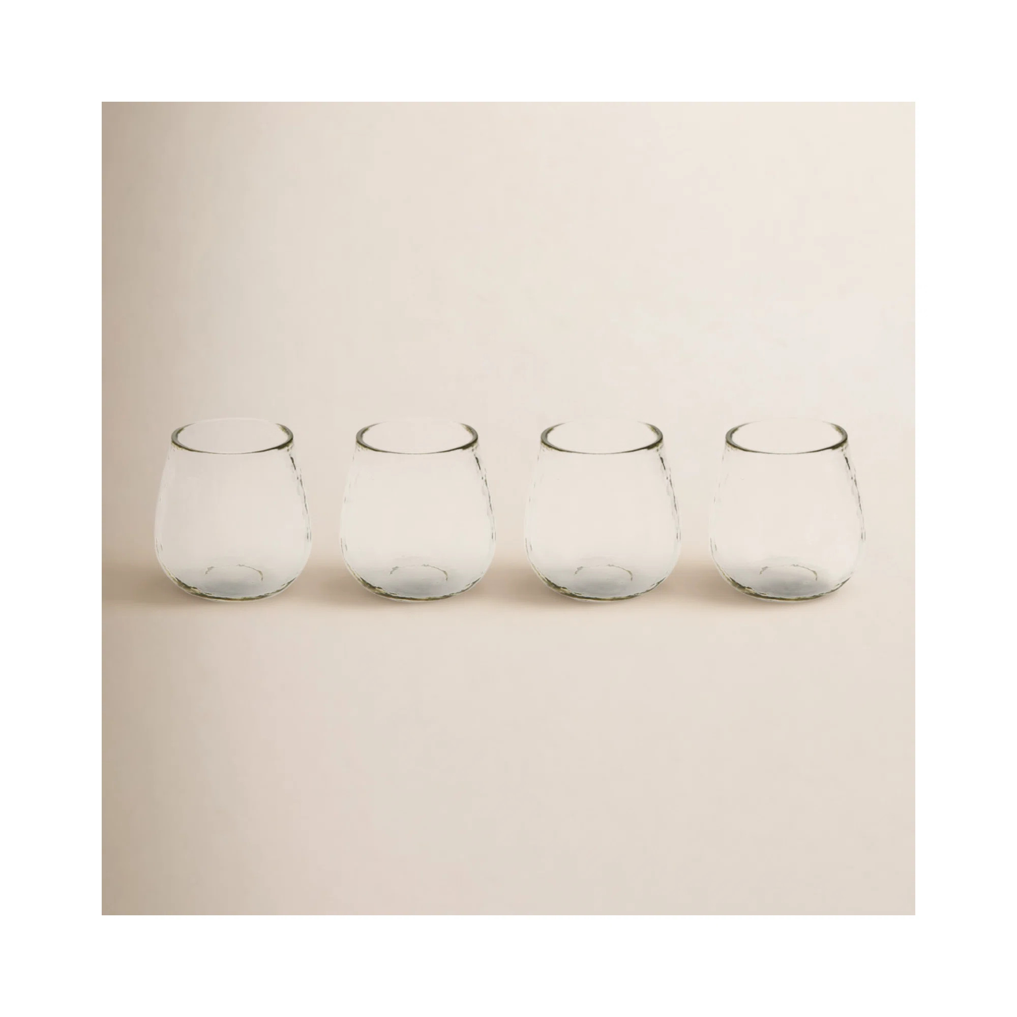 Cloverly Glass Glassware Set (Set of 4) | Birch Lane