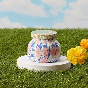Capri Blue Volcano Candle - Pattern Play Petite Glass Jar Candle - Luxury Candle - Long Lasting C... | Amazon (US)
