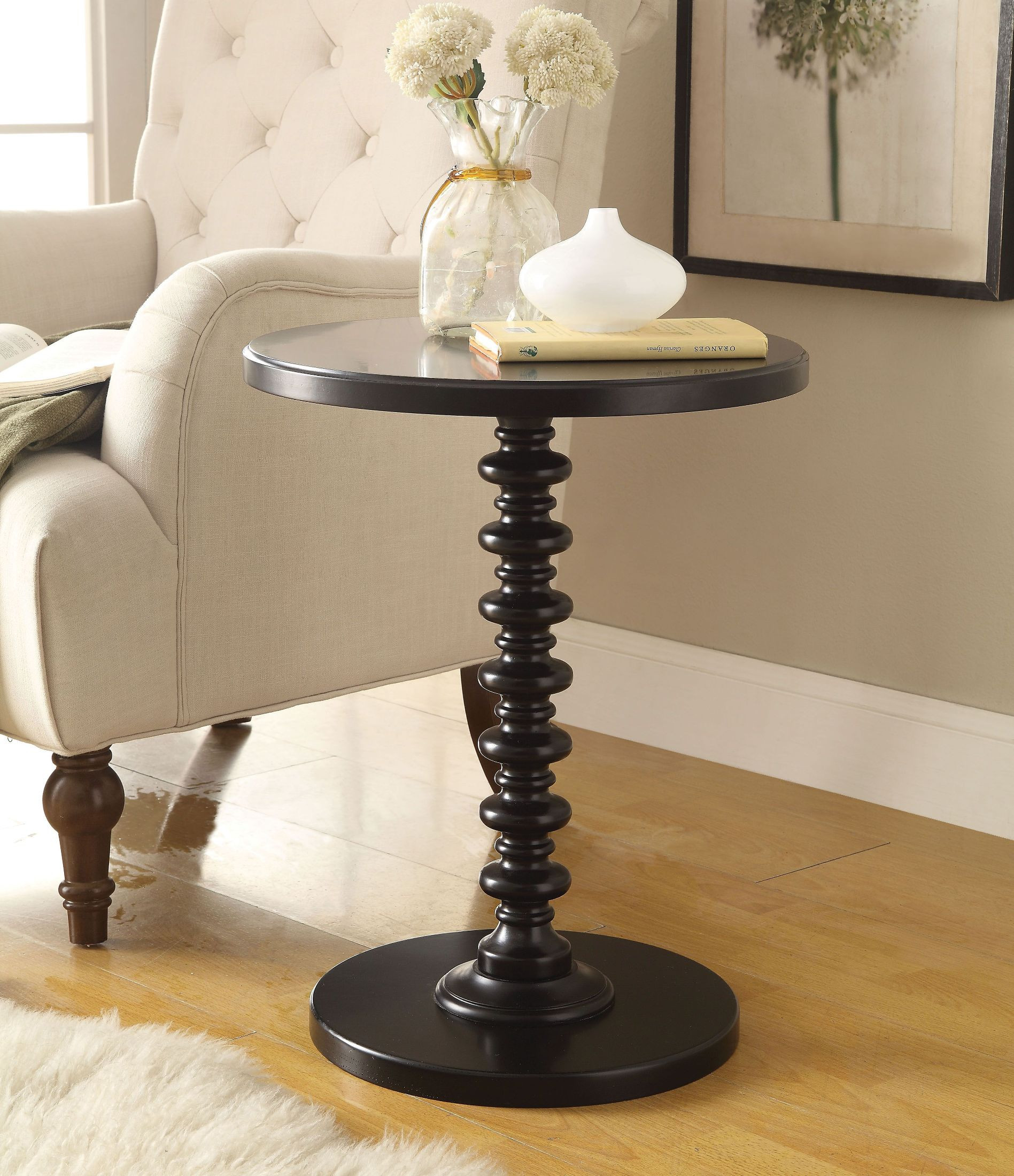 Acton Black Side Table | 1stopbedrooms