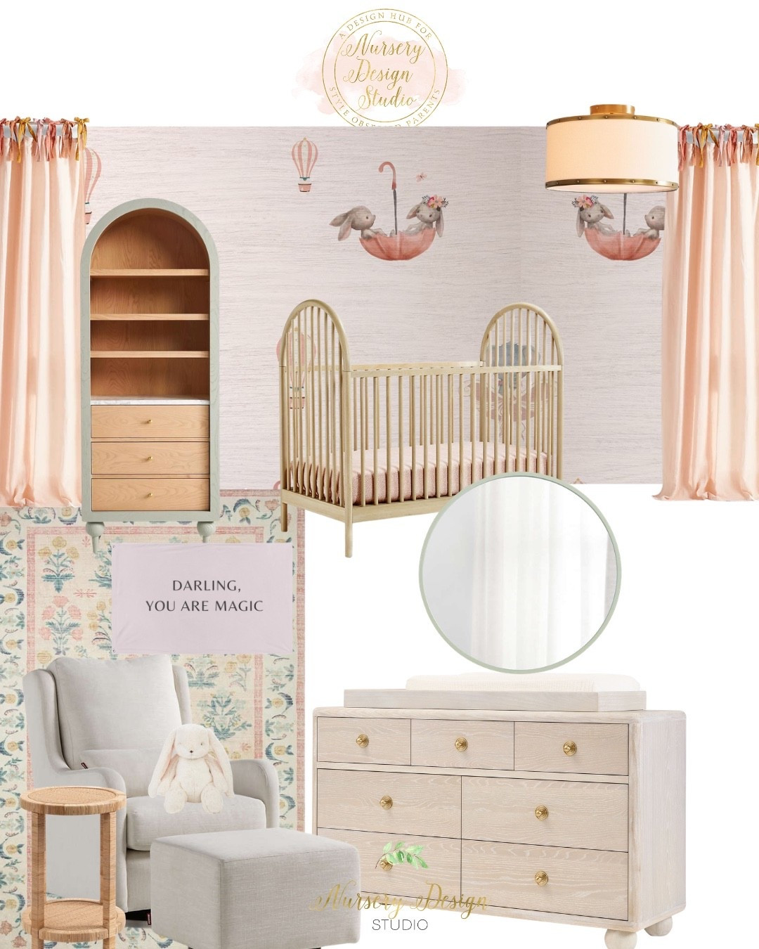 Nursery design with charm and magic at every corner.💗💗

Nursery storage, nursery cabinet, nursery dresssr, nursery organization 

#LTKBaby #LTKBump #LTKSaleAlert