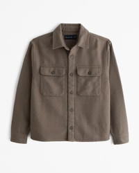 Men's Flannel Shirt Jacket | Men's Tops | Abercrombie.com | Abercrombie & Fitch (US)