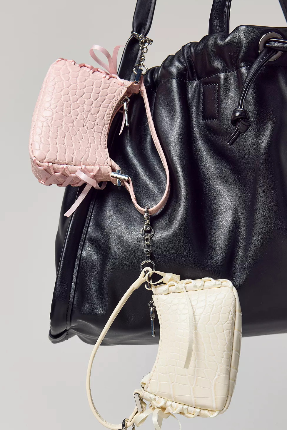 Silence + Noise Kez Laced Mini Bag Charm | Urban Outfitters (US and RoW)