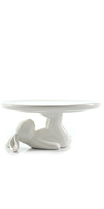 LA JOLIE MUSE Cupcake Stand, Easter Decorations, Ceramic Dessert Plates for Eggs and Cookies, Bun... | Amazon (US)