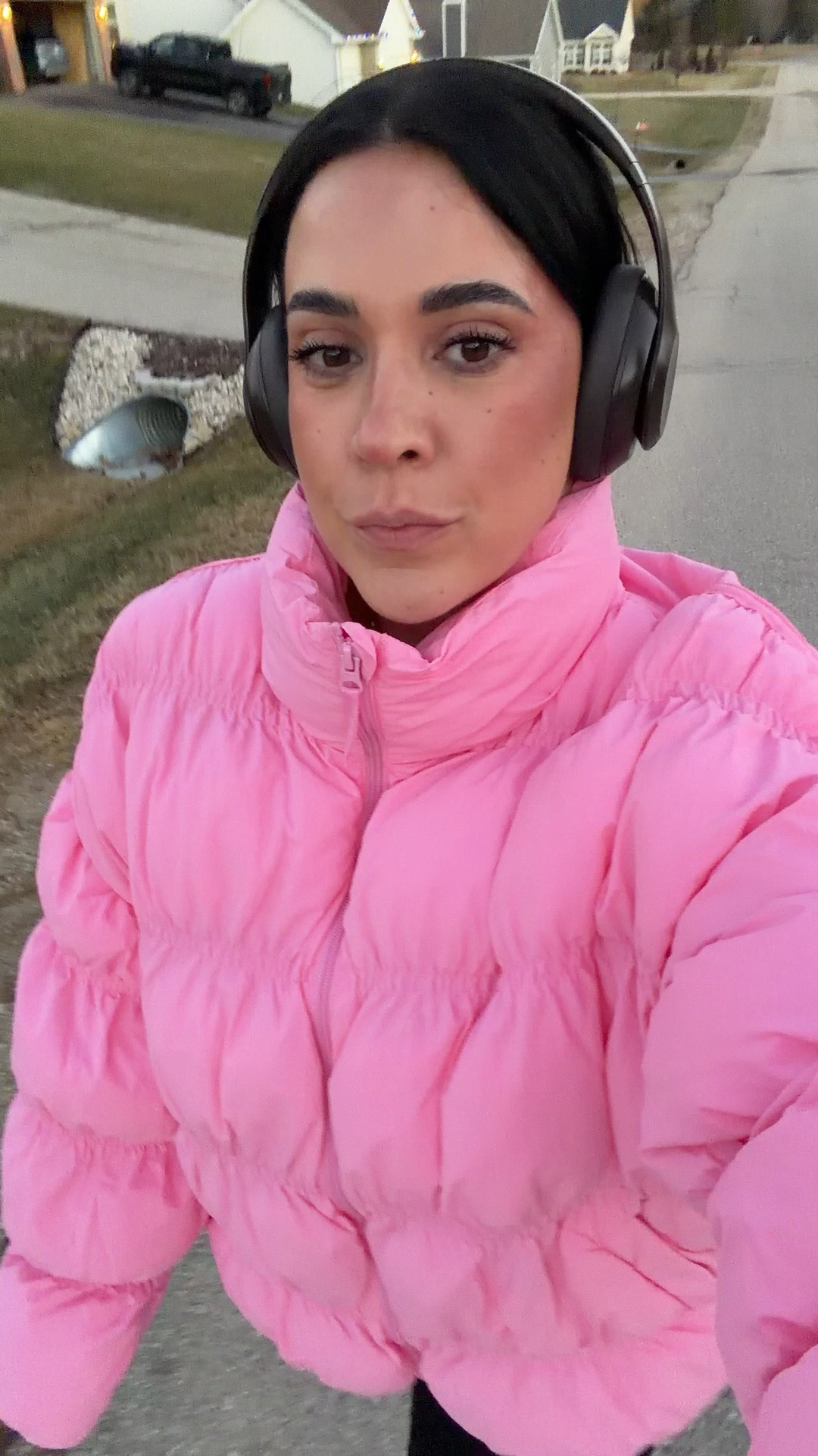 Winter walking outfit. I love this coat so much for a pop of color. 

#LTKMidsize #LTKootd #LTKfitnessgoals