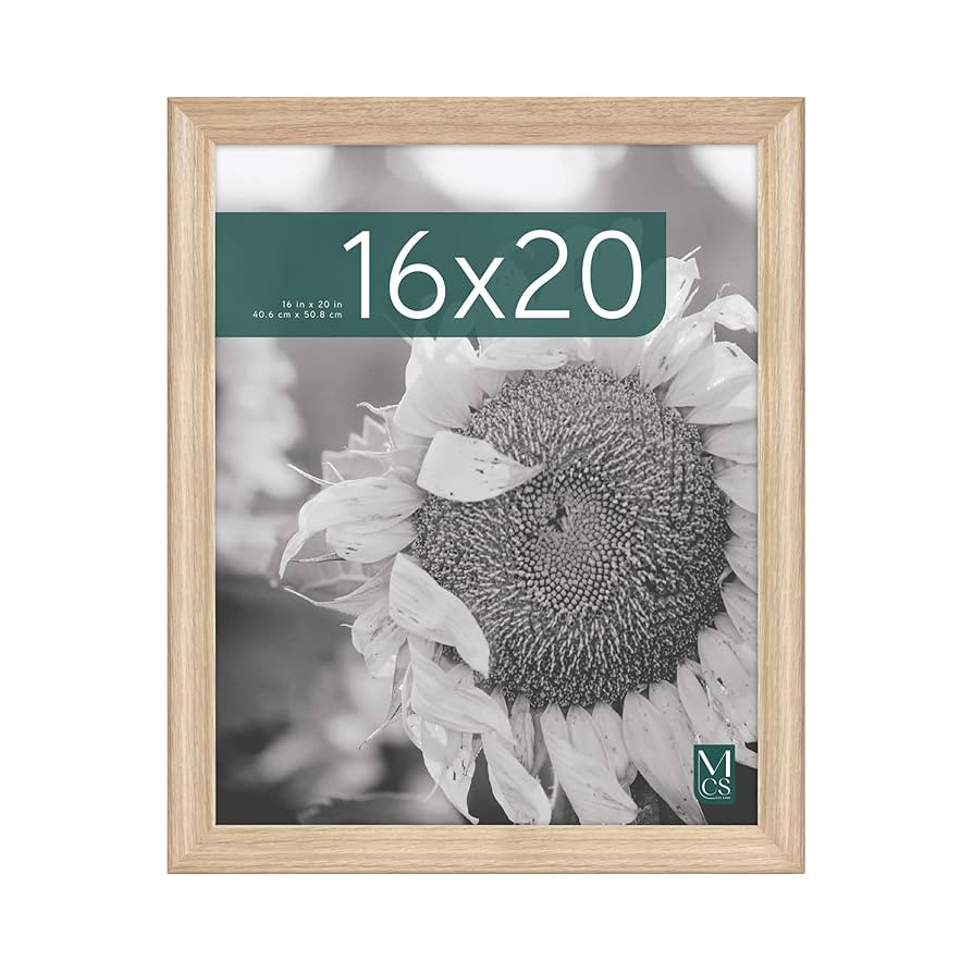 MCS Studio Gallery Classic 16x20 Poster Frame Natural Woodgrain, Vertical & Horizontal Wall Hangi... | Amazon (US)