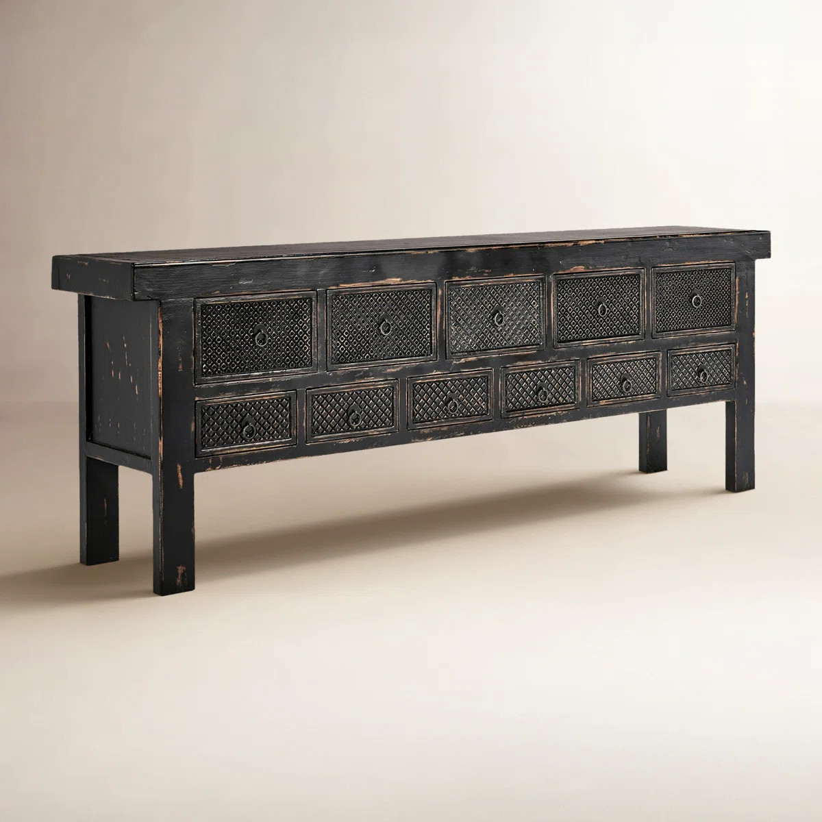 Lahey 93'' Solid Wood Console Table | Wayfair North America