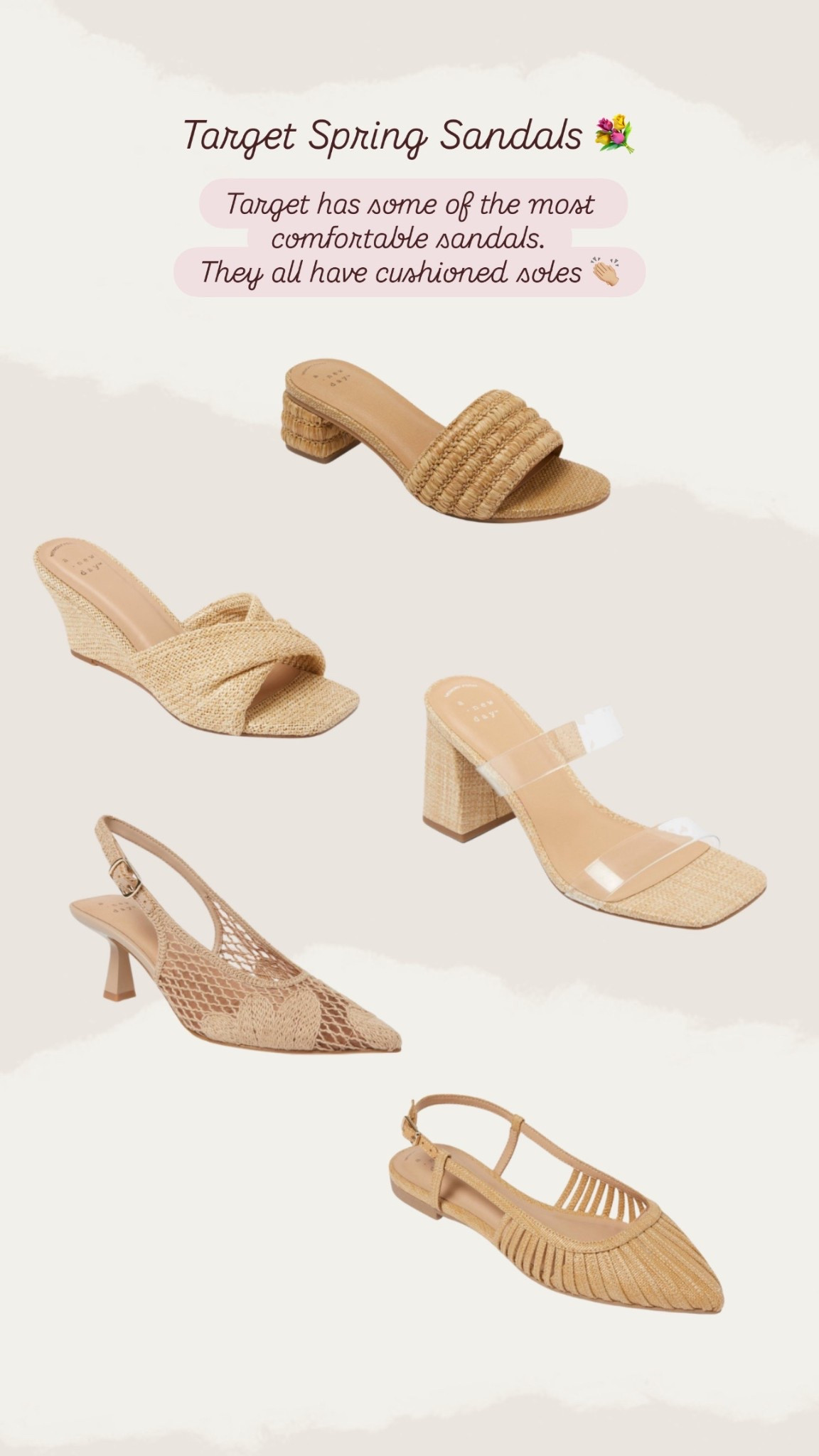 Target New Release Spring Sandals 👡

#LTKSeasonal #LTKootd