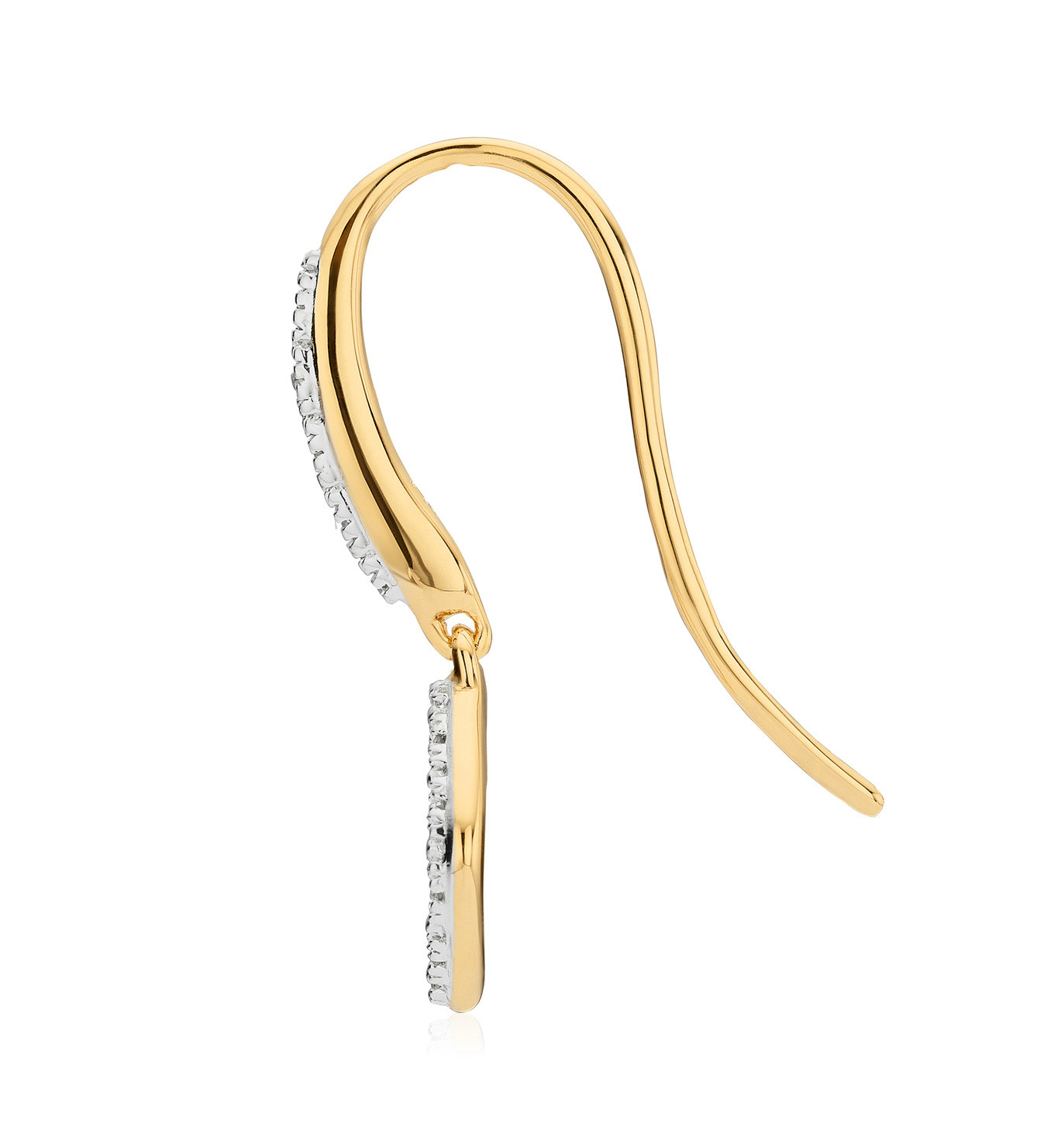 Riva Mini Kite Drop Diamond Earrings | Monica Vinader (Global)