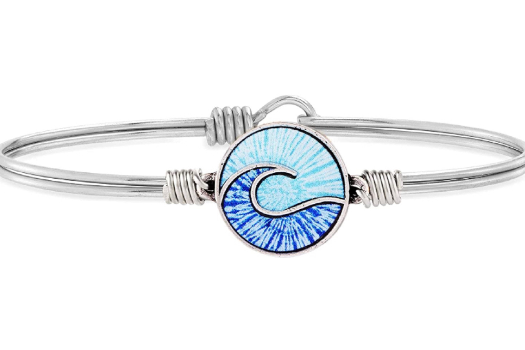 Luca + Danni Wave Tie-Dye Bangle Bracelet. Ride the waves of Summer with this best-selling tie-dye inspired bangle. It's a gentle reminder to be wild, beautiful and free....just like the sea!

#LTKstyletip #LTKU #LTKFind