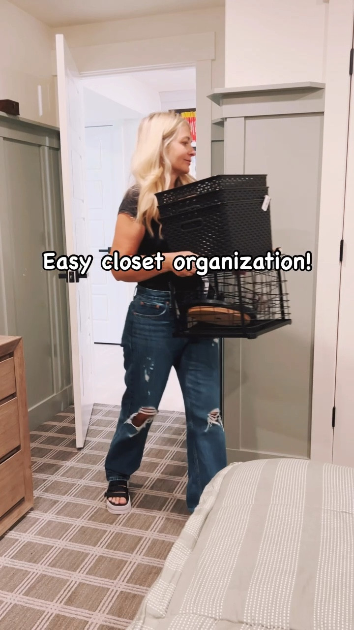 Let’s tackle these messy closets with this super easy organizations.  Took only an hour to completely transform these closets.  These basket are pretty and super functional.  My favorite closet dresser to date, easy to put together and drawers slide smoothly and they hold a lot of clothes.  Love an organized closet. 

#LTKhome #LTKfindsunder50 #LTKsalealert