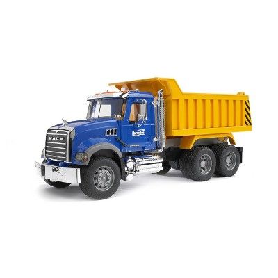 Bruder MACK Granite Dump Truck for Construction and Farm Pretend Play | Target