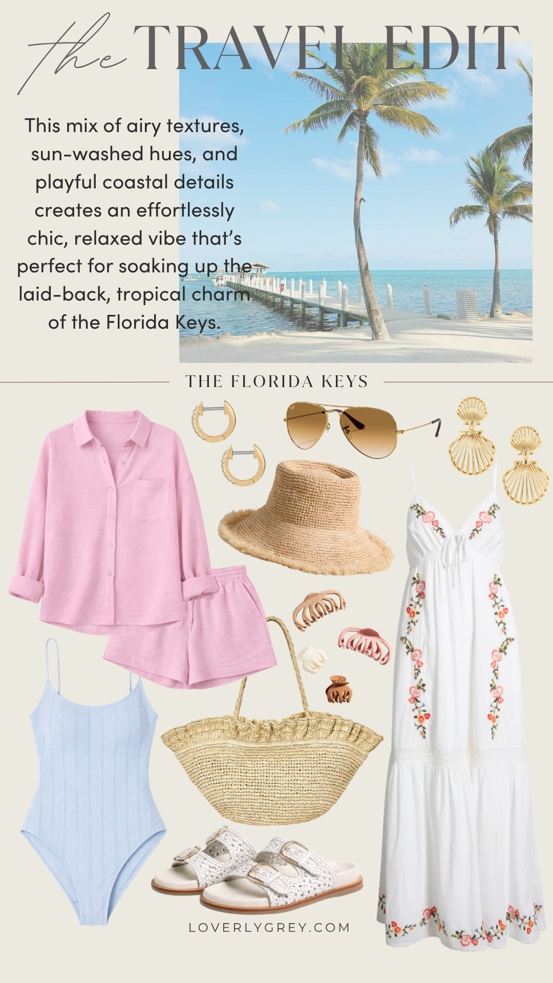 If I was headed to a getaway in the Florida Keys, here are some pieces I’d pack! 💕

Loverly Grey, vacation outfit ideas, travel outfit, Florida Keys outfit ideas, beach outfit 

#LTKootd #LTKTravel #LTKSeasonal