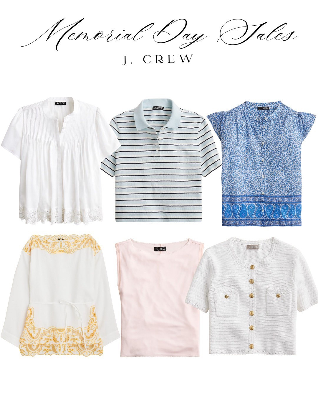 Summer tops I’m loving from the J Crew sale! 

Summer style
Summer outfits 



#LTKSeasonal #LTKSummerEdit #LTKFindsUnder100