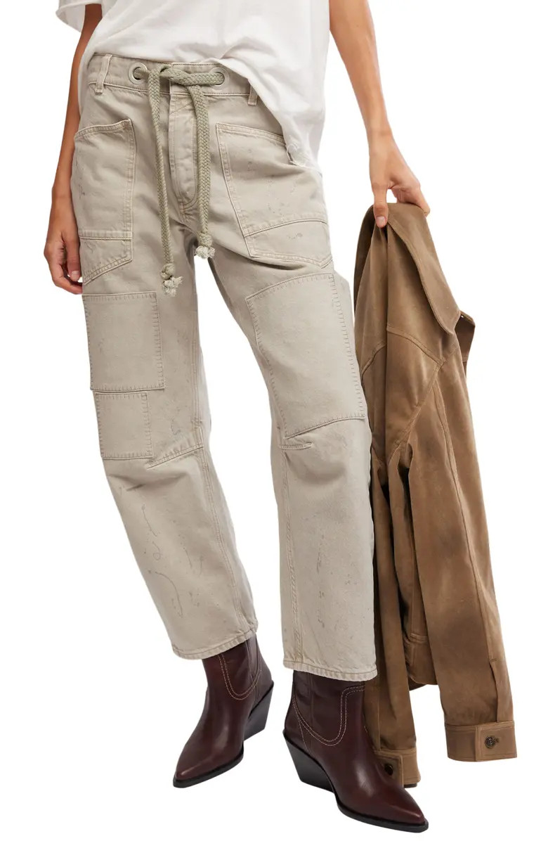 Moxie Low Slung Drawstring Jeans | Nordstrom