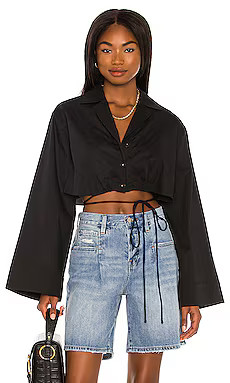 Kinsley Top in Black | Revolve Clothing (Global)