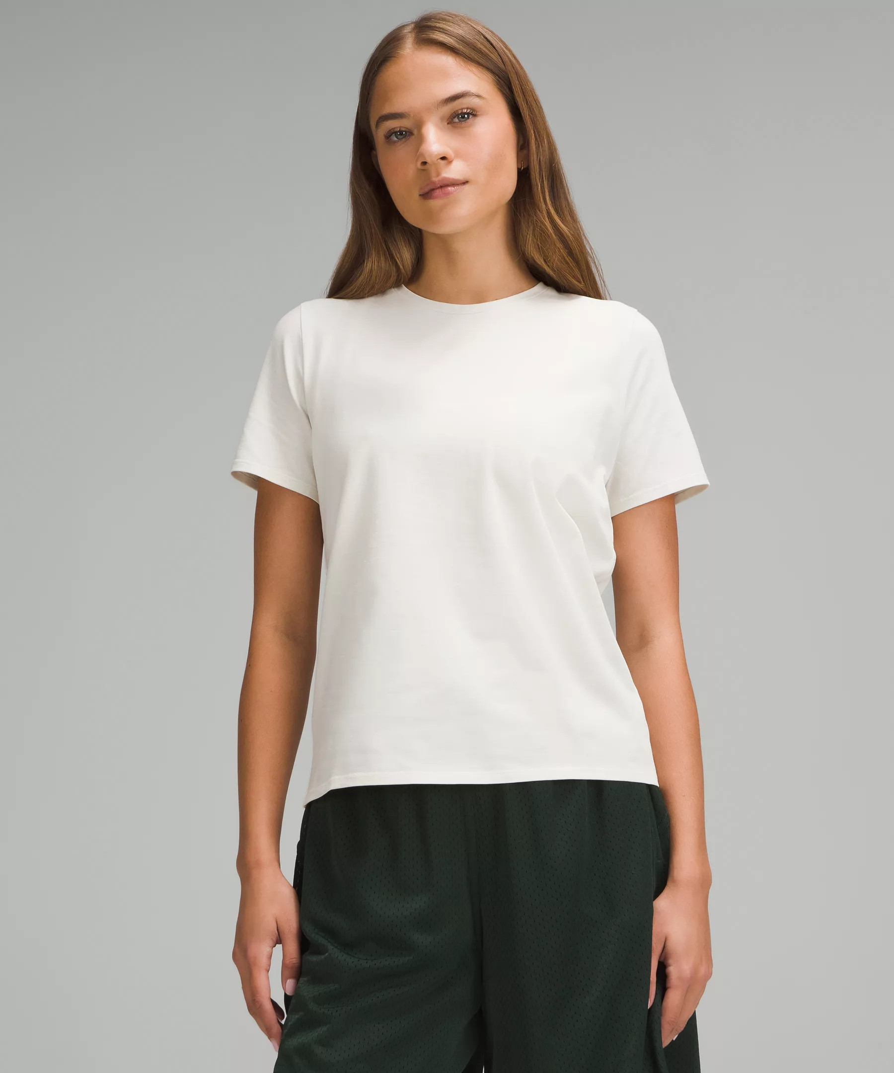 Organic Cotton Straight-Hem Crewneck T-Shirt | Women's Short Sleeve Shirts & Tee's | lululemon | lululemon (CA)