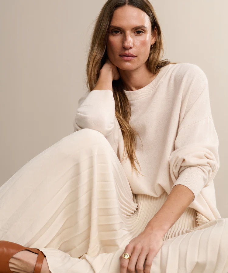 Cashmere Marina Crewneck | Jenni Kayne
