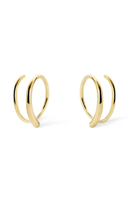 Ana Luisa Double Hoop Earrings - Harley in Gold at Nordstrom, Size Small | Nordstrom
