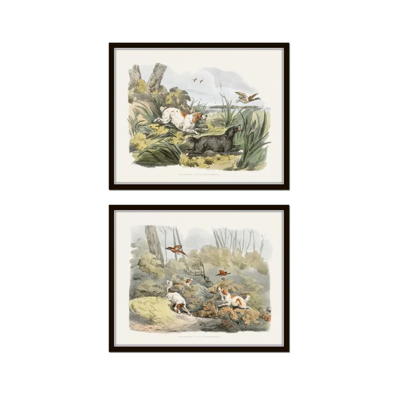 Vintage Bird Hunting Dogs Giclee Print Set, Hunting Art, English Hunting Art, English Country Hom... | Etsy (Global)