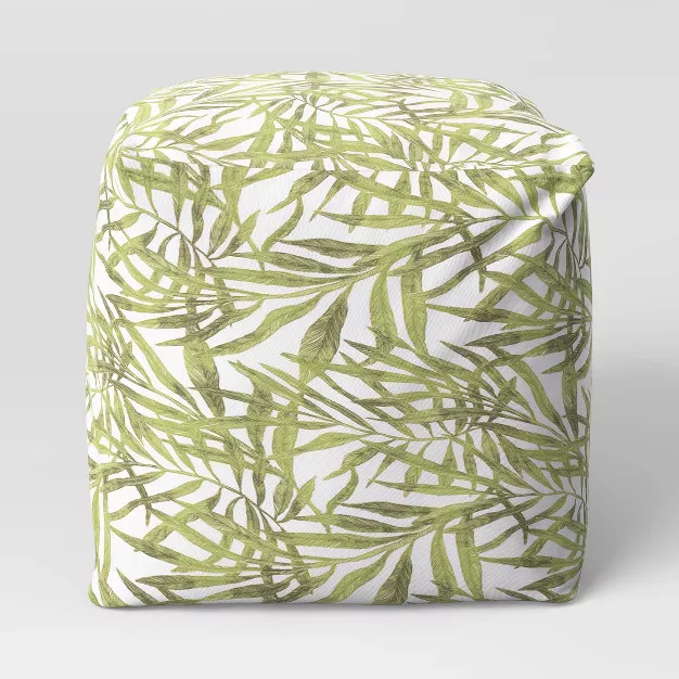 Outdoor Pouf Palm Fresh Green - Threshold™ | Target