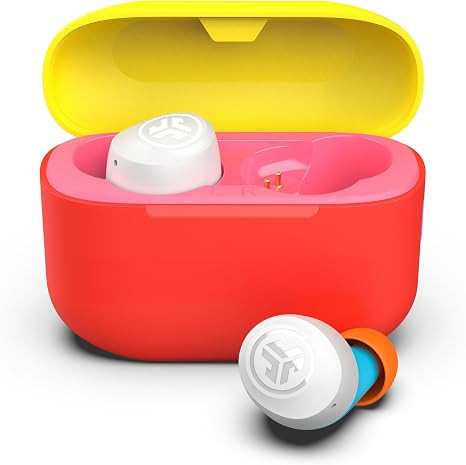 JLab Go Pop+, True Wireless Earbuds, Bluetooth 5, Dual Connect, IPX4, App Support, Confetti | Amazon (US)