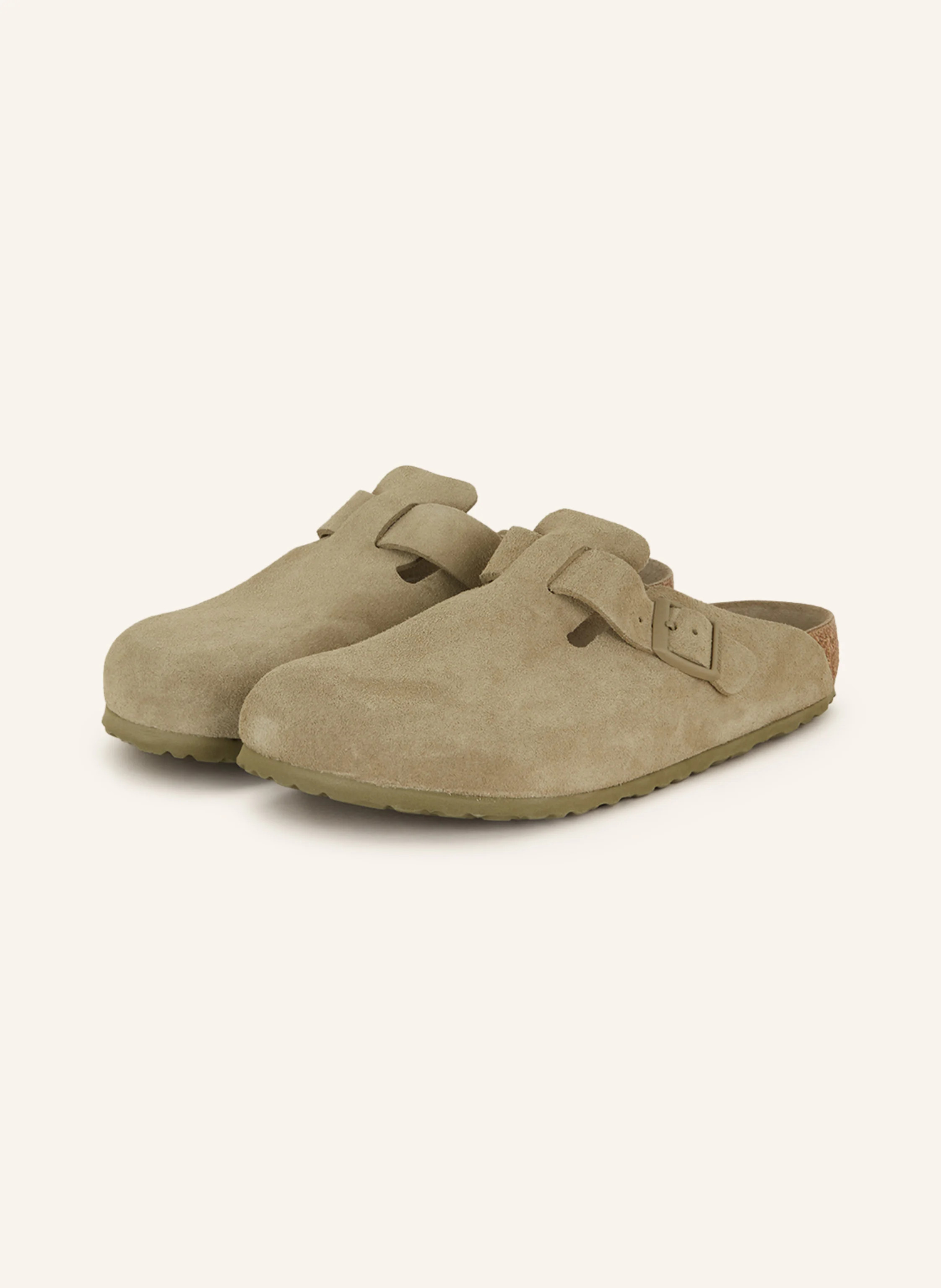 BIRKENSTOCK Pantoletten BOSTON in khaki | Breuninger (DACH)