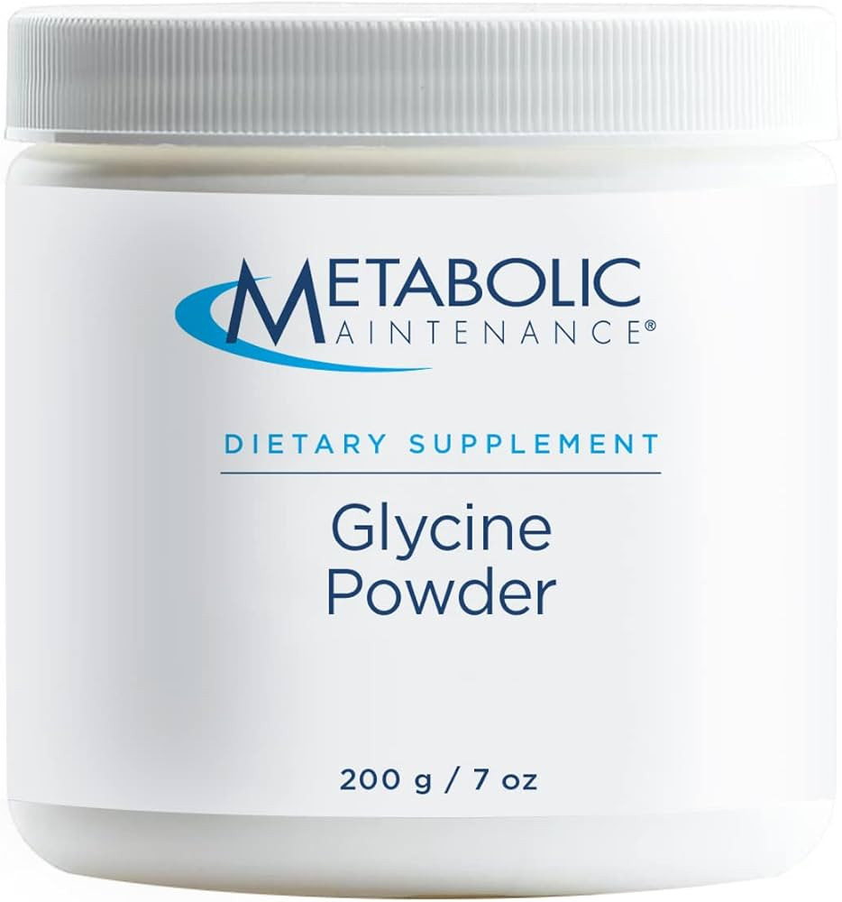 Metabolic Maintenance Glycine Powder - Pure 500mg Amino Acid Supplement with Naturally Sweet Tast... | Amazon (US)