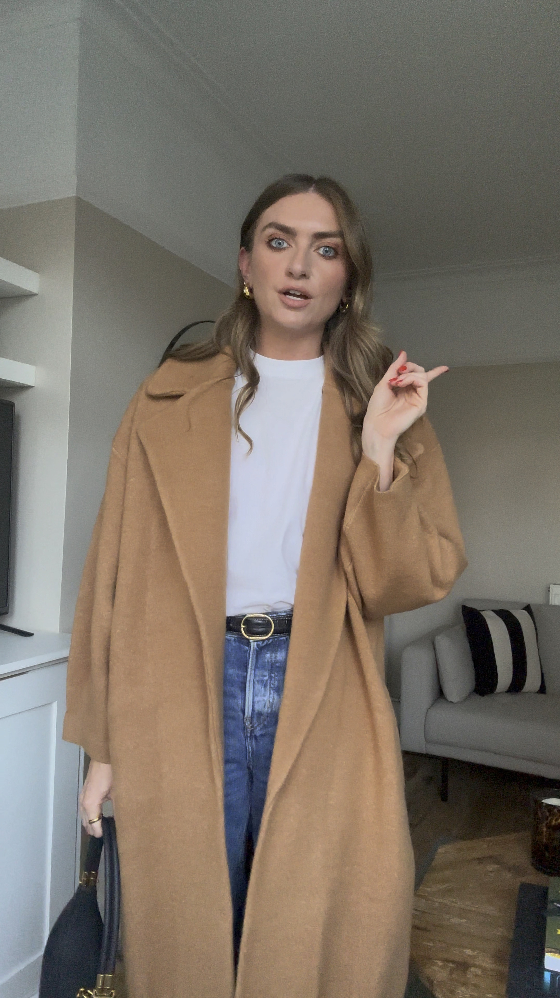 OOTN 
Small in the &OS white t-shirt
25 in the blue jeans
XS in the Karen Millen camel coat 
I’m 5ft 6 for an idea of the lengh
EMILY15 for 15% off 
Songmont Luna black bag



#LTKuk #LTKeurope