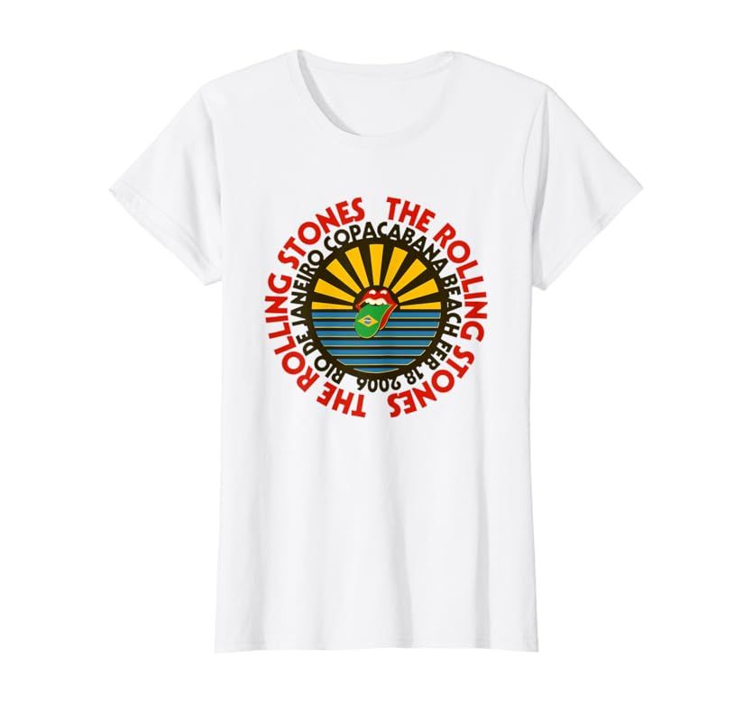 Official Rolling Stones Copacabana Beach T-Shirt | Amazon (US)