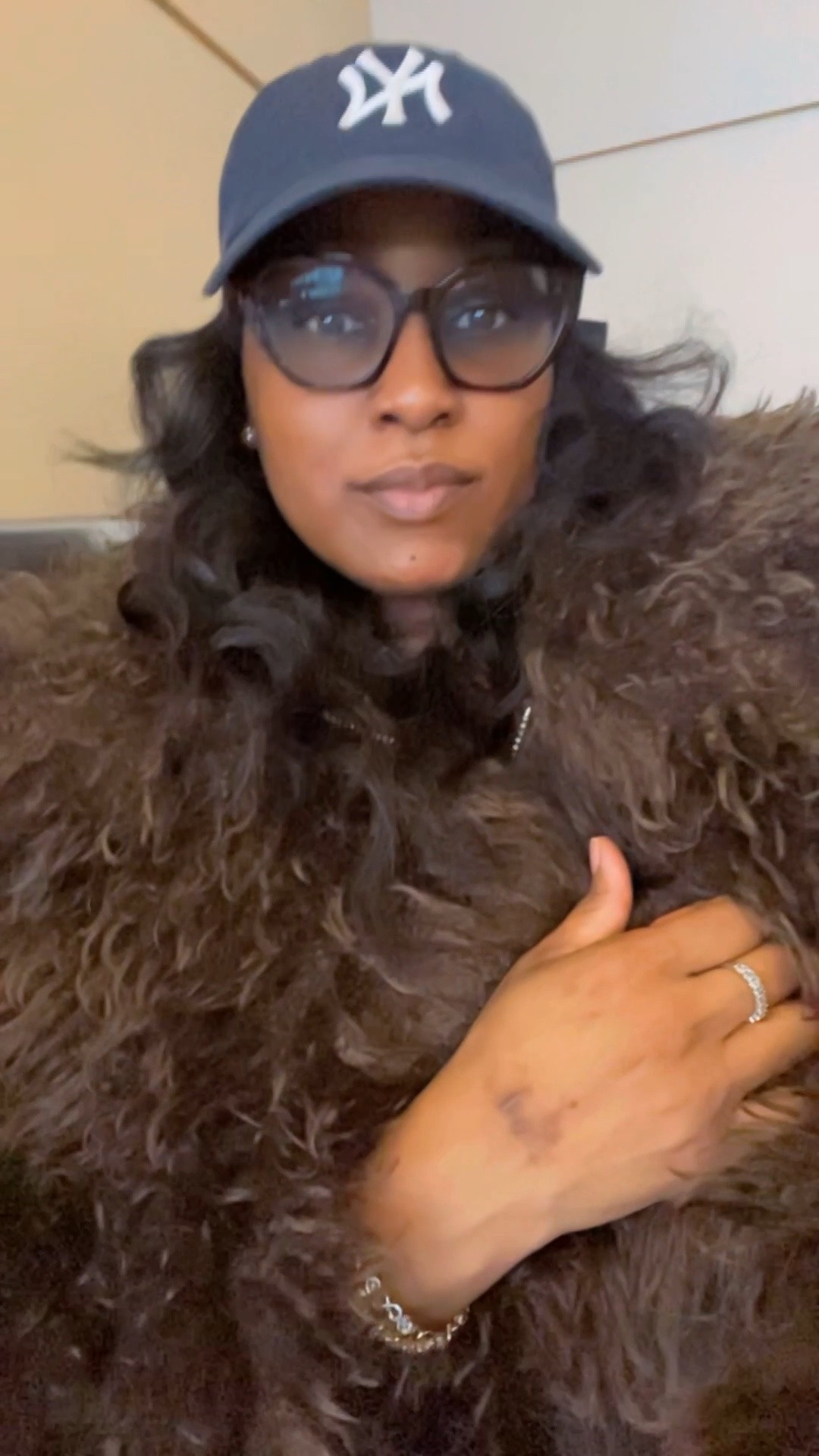 A chocolate Mongolian faux fur coat for the win. I’m wearing a size medium (8-10) 

#Coats #StatementCoats #FauxFur #FauxFurCoat