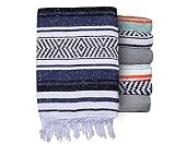$averPak BodyForge - InsectGuard Permethrin Treated Insect Repellent Mexican Blankets (Blue/Black/Wh | Amazon (US)