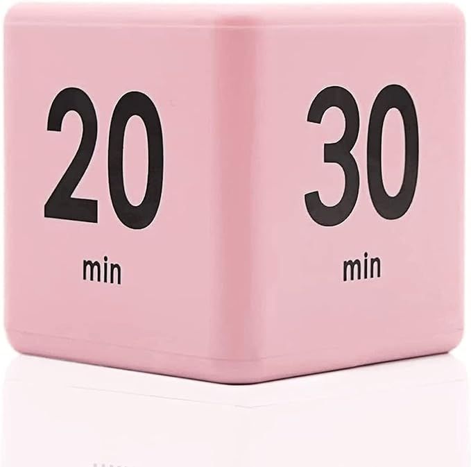 Cube Timer,Time Management Cube,Gravity Sensor Flip Timer 15-20-30-60 Minutes for Study,Kitchen C... | Amazon (US)
