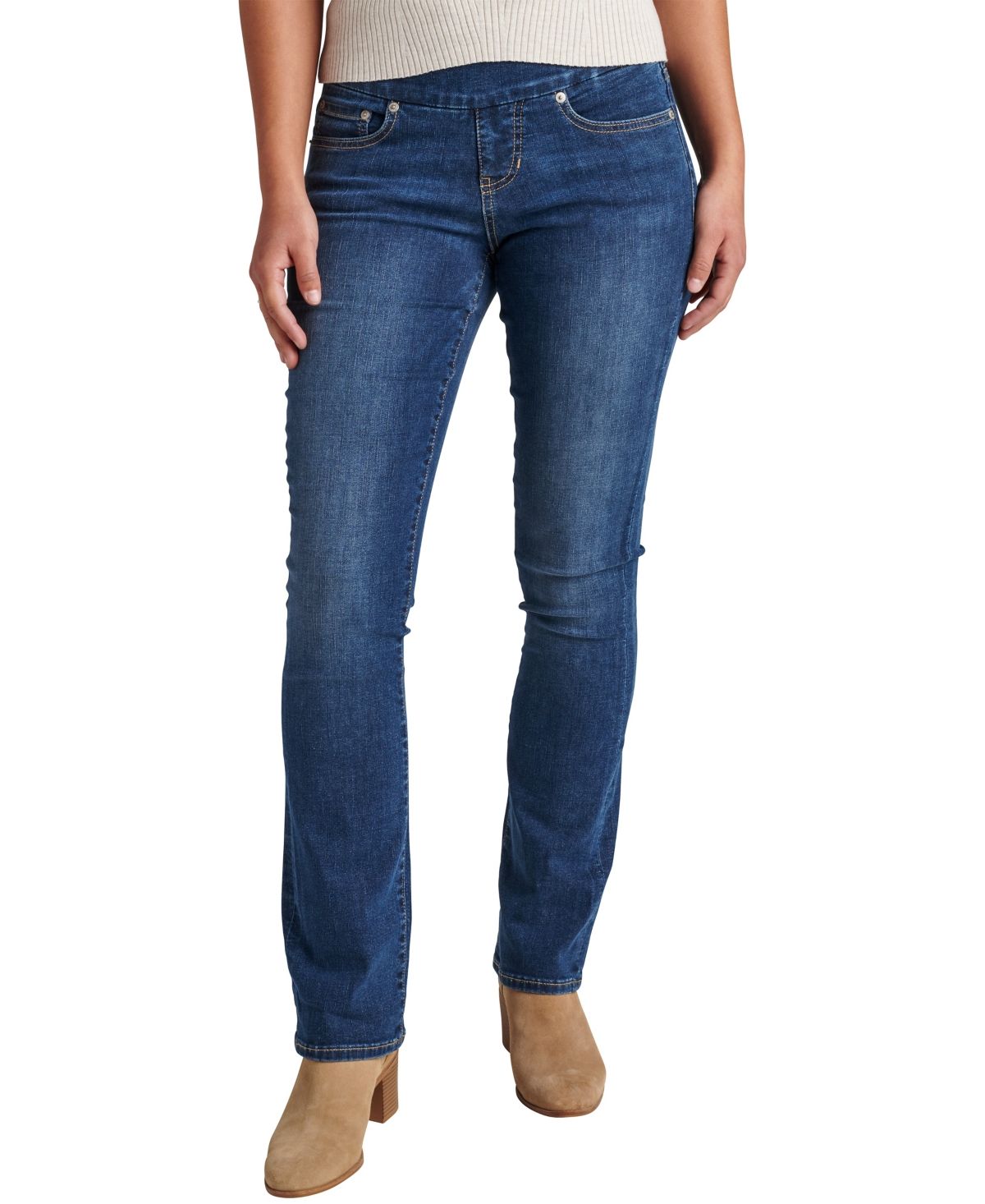 Jag Jeans Women's Paley Mid Rise Boot Cut Pull-On Jeans | Macys (US)