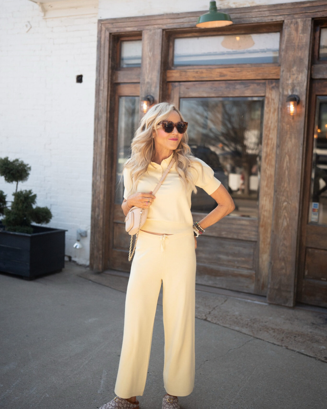 color crush • butter yellow beauty! 💛

wearing XS in my polo sweater and cropped pant monochromatic moment!! 

#LTKOver40 #LTKSeasonal #LTKootd