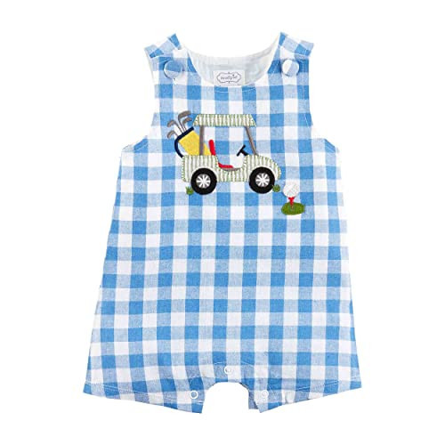Mud Pie Baby Boys Golf Cart Jon Jon, Blue, 9-12M | Amazon (US)