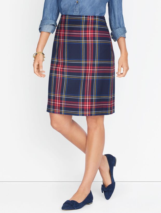 Tartan A-Line Skirt | Talbots