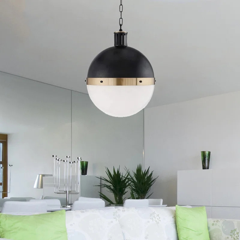 Glaser 1 - Light Single Sphere LED Globe Pendant | Wayfair North America