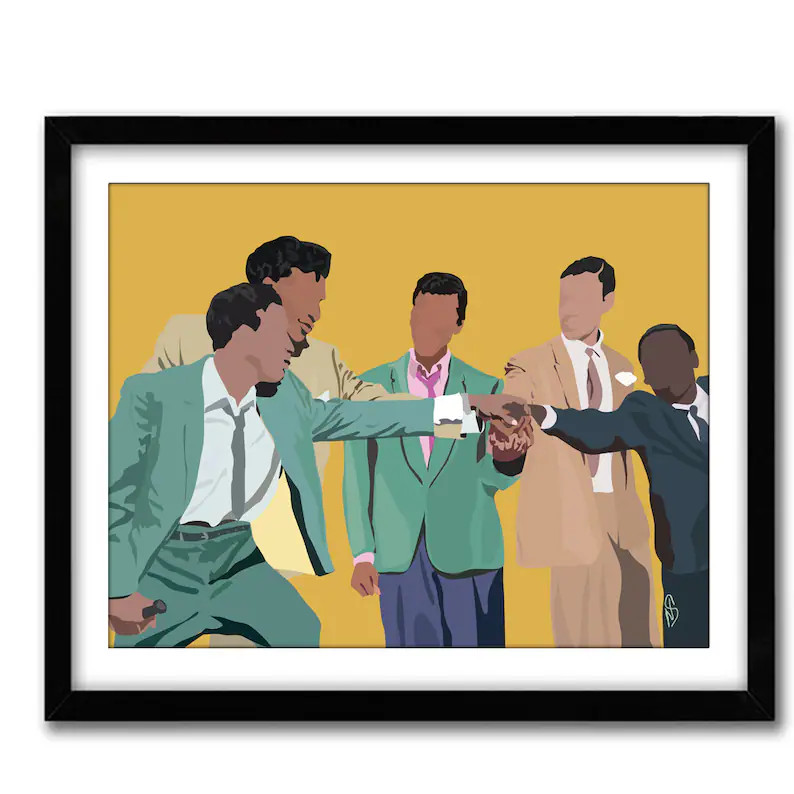 The Five Heartbeats Art Print Poster- Classic Movie Music Art, Christmas Holiday Gift, Dorm Decor... | Etsy (US)