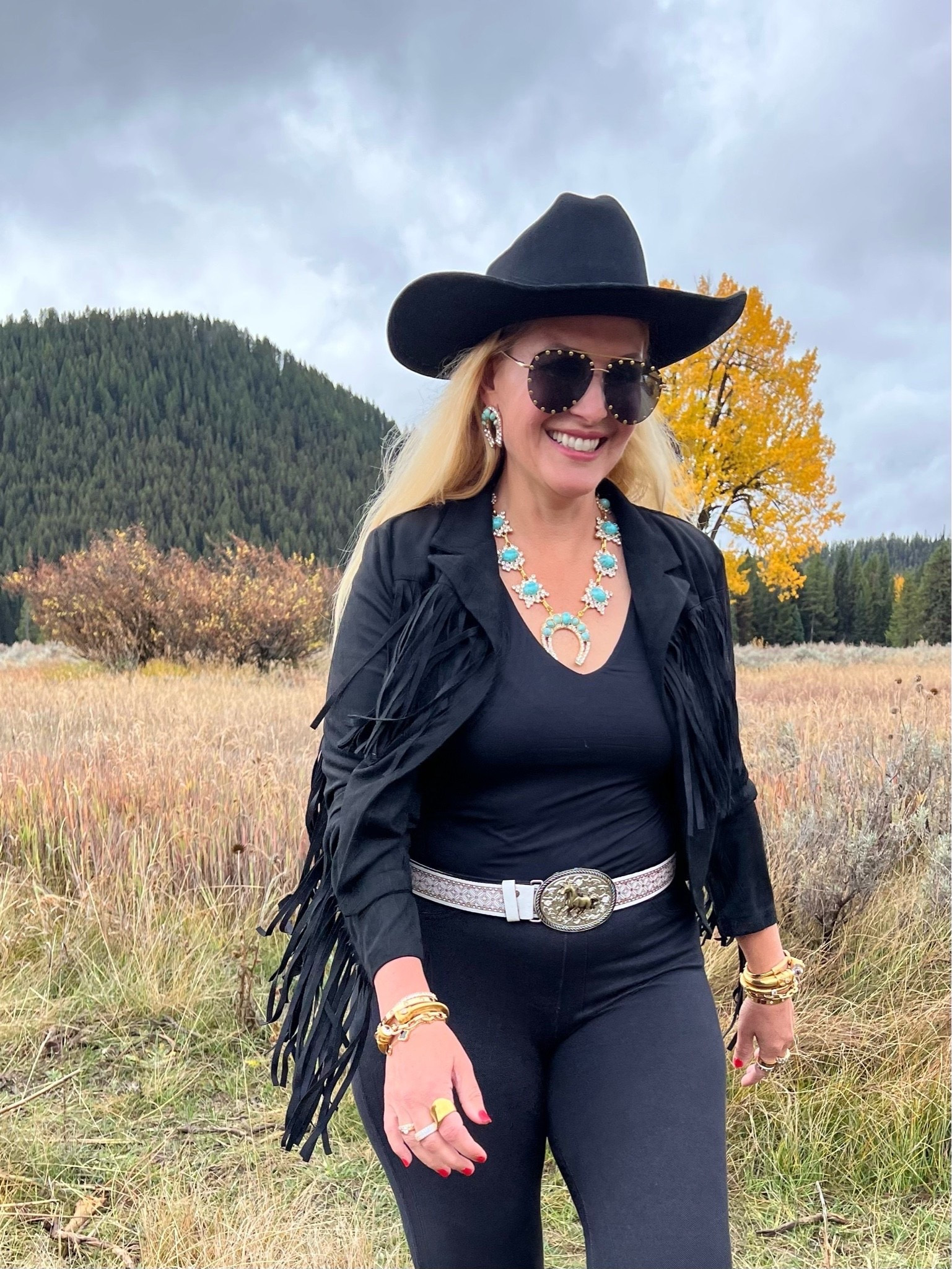 Western Outfits Women I Jackson Hole Outfits for Women I Country Concert Outfit

Taylor swift concert outfit ideas I Wyoming rodeo outfit | rave outfits festivals | rodeo outfits for women | Jackson Hole rodeo outfits for women | rodeo outfit | Jackson Hole outfits spring | Wyoming rodeo outfits | all black outfit | black on black outfit | black on black | country concert outfit | country concert outfit ideas | country concert outfits | country concert outfit ideas winter | rodeo outfit | rodeo outfit ideas | western glam outfit | rodeo outfits for women | rodeo outfits winter | cowgirl outfit | rodeo outfits | western outfits | western outfits women | country glam outfit | Jackson Hole outfit | Jackson Hole outfits | rodeo outfits for women | Jackson Hole outfits for women | country concert outfit | country concert outfits


Fringe Jacket large, Sleeveless top large, denim leggings large, cowboy boots size 10, cowboy hat

#LTKSeasonal #LTKOver40 #LTKSaleAlert #LTKTravel #LTKgrwm #LTKootd #LTKMidsize #LTKU #LTKWorkwear