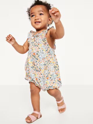 Printed Sleeveless One-Piece Romper for Baby | Old Navy (US)