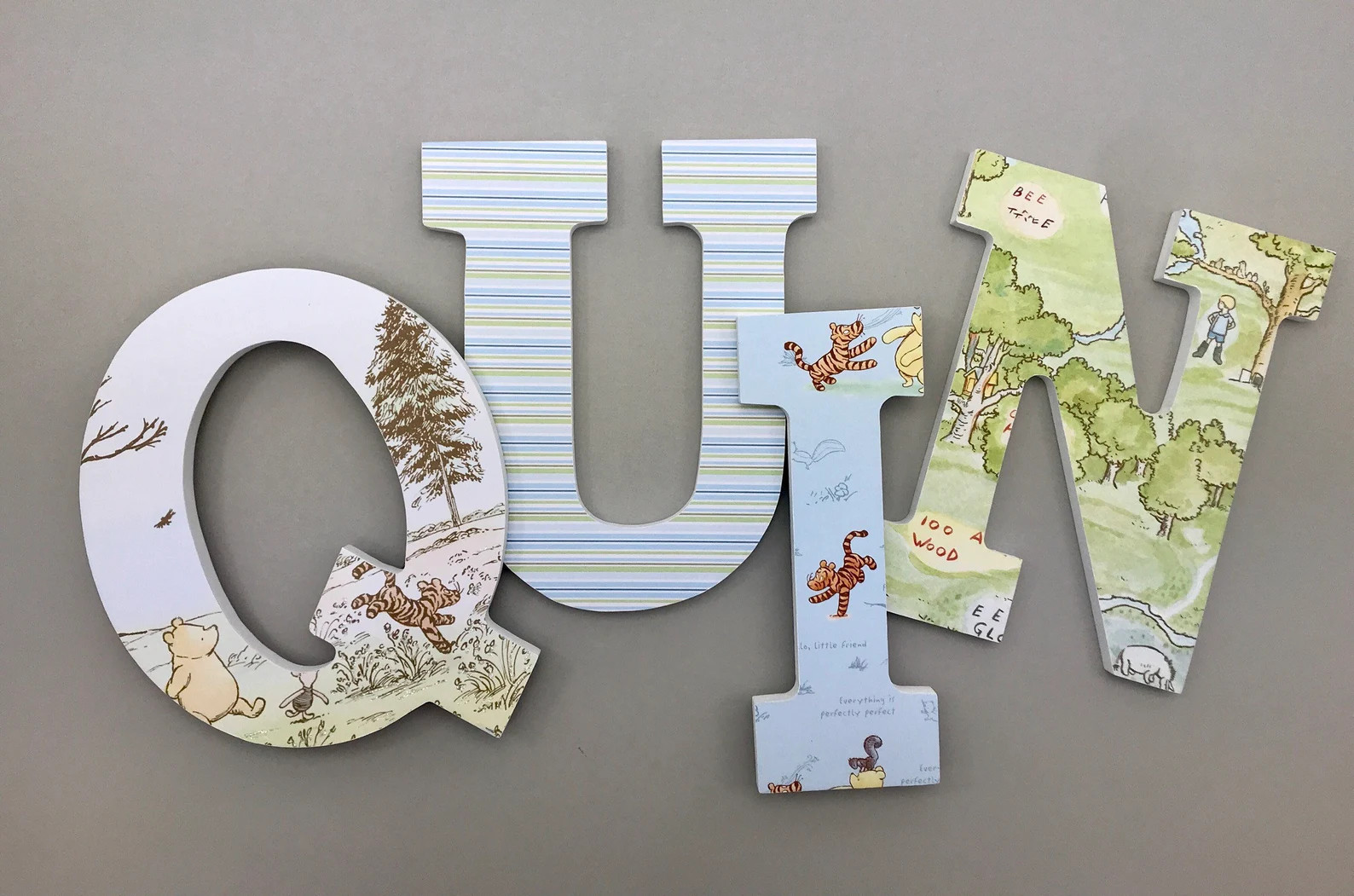 Pooh Nursery Decor Boys Winnie the Pooh Nursery Letters Boys | Etsy | Etsy (US)