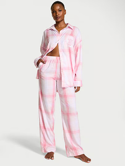 Modal-Cotton Long Pajama Set, Print, Xlreg - Women's Sets - Victoria's Secret | Victoria's Secret (US / CA )