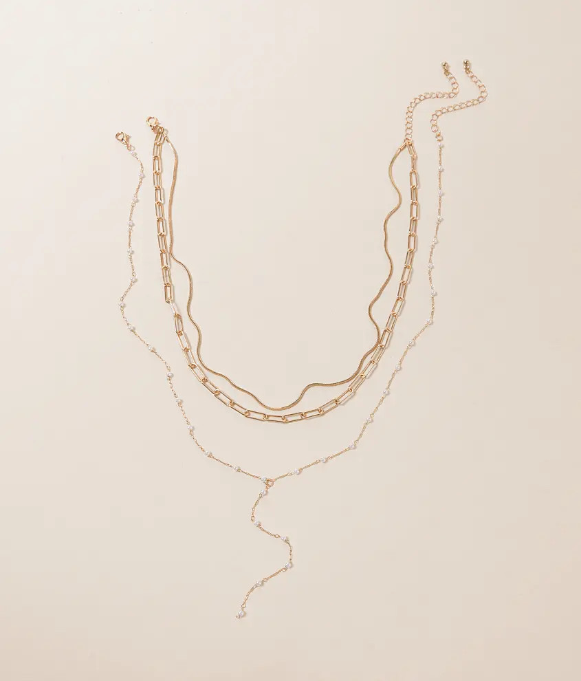 2 Pack Glam Necklace Set | Buckle